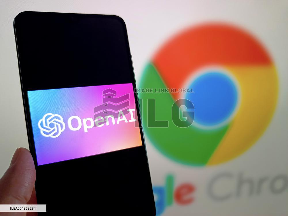 Illustration Google Chrome OpenAI