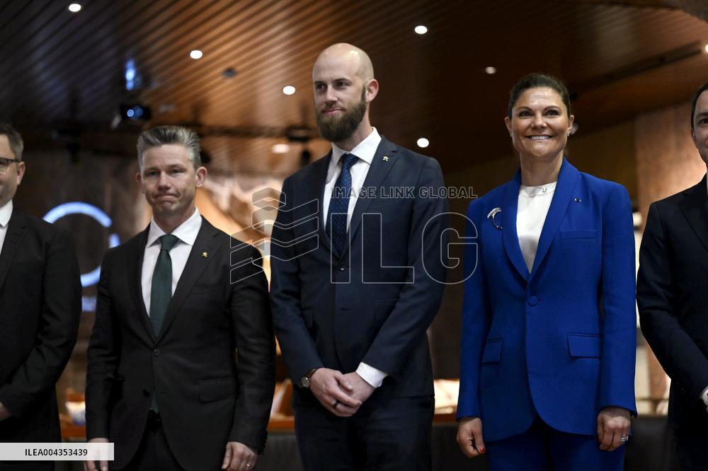 Ruotsin kruununprinsessa Victoria vierailee Suomessa vielä tänään