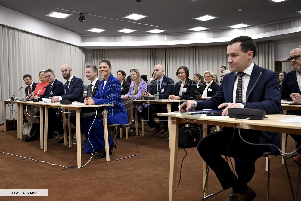 Ruotsin kruununprinsessa Victoria vierailee Suomessa vielä tänään