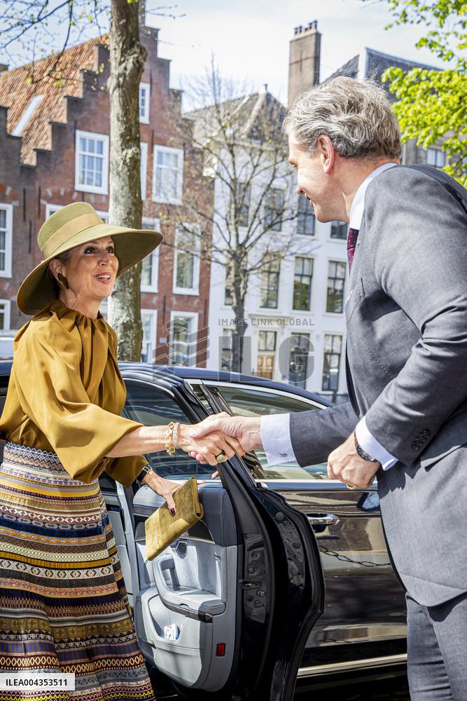 Queen Maxima at Exhibition on 25 Years of Archaeology - Leiden