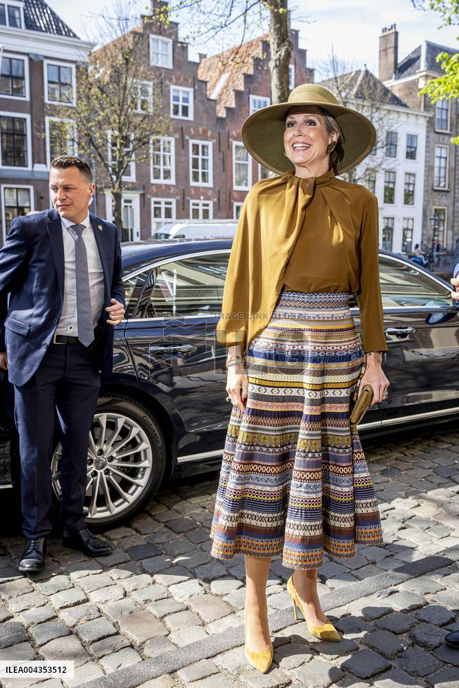 Queen Maxima at Exhibition on 25 Years of Archaeology - Leiden