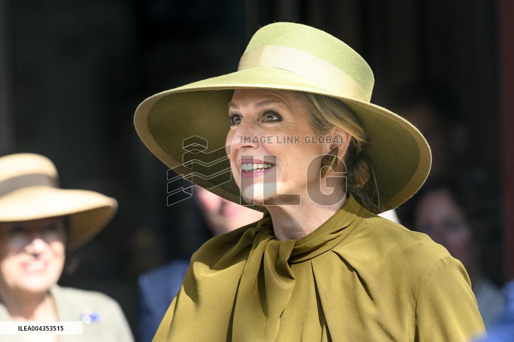 Queen Maxima at Exhibition on 25 Years of Archaeology - Leiden