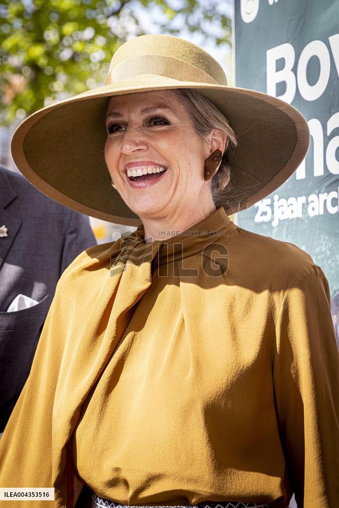 Queen Maxima at Exhibition on 25 Years of Archaeology - Leiden