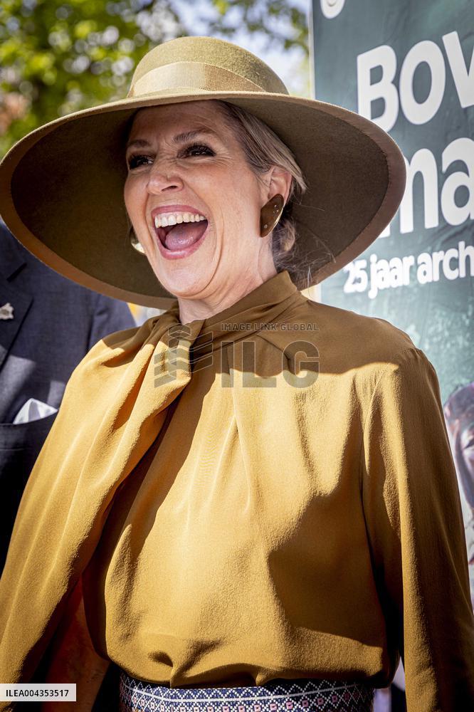 Queen Maxima at Exhibition on 25 Years of Archaeology - Leiden