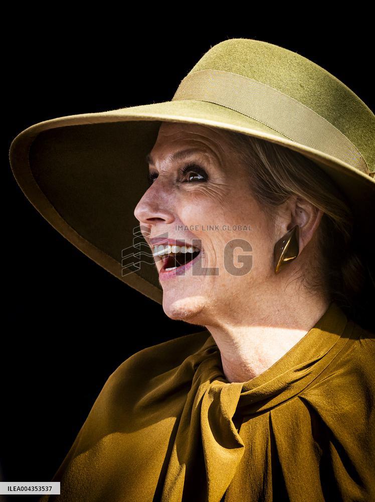 Queen Maxima at Exhibition on 25 Years of Archaeology - Leiden