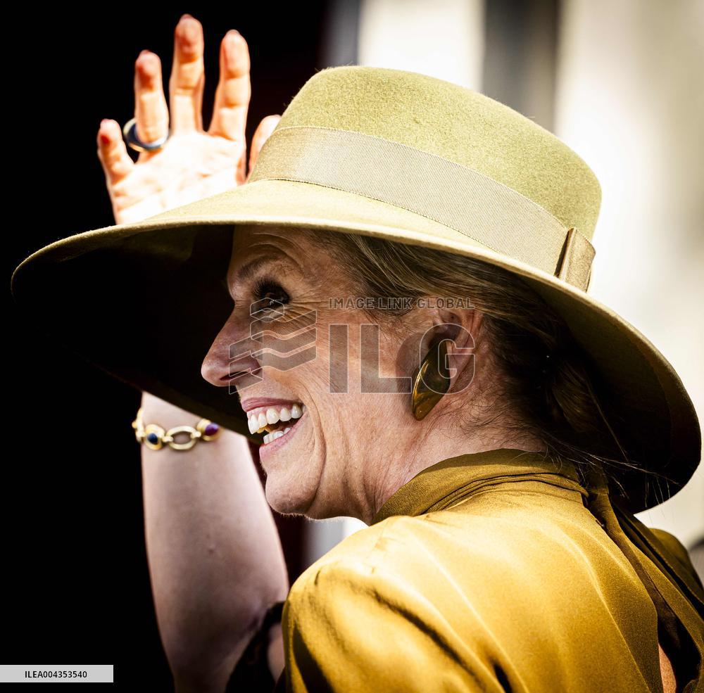 Queen Maxima at Exhibition on 25 Years of Archaeology - Leiden