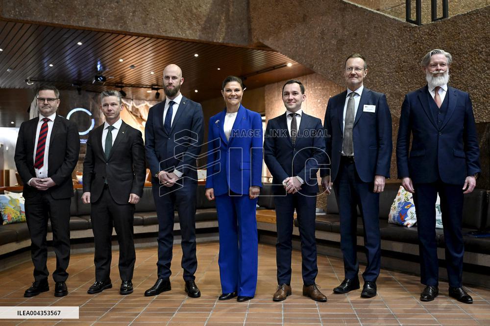 Ruotsin kruununprinsessa Victoria vierailee Suomessa vielä tänään