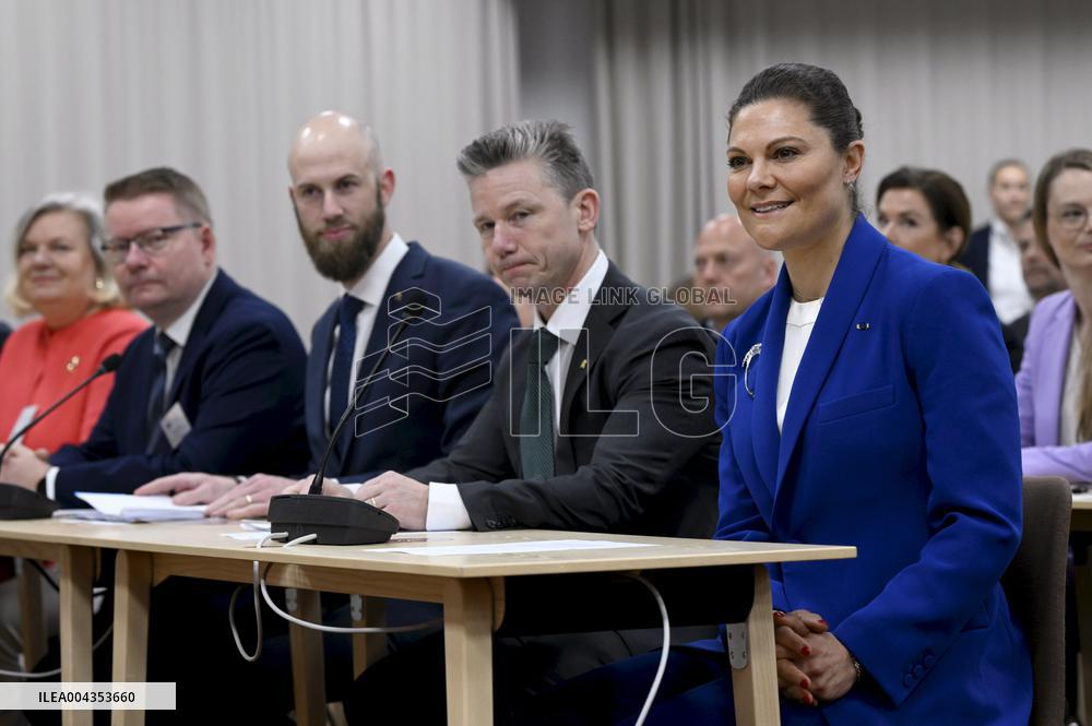 Ruotsin kruununprinsessa Victoria vierailee Suomessa vielä tänään