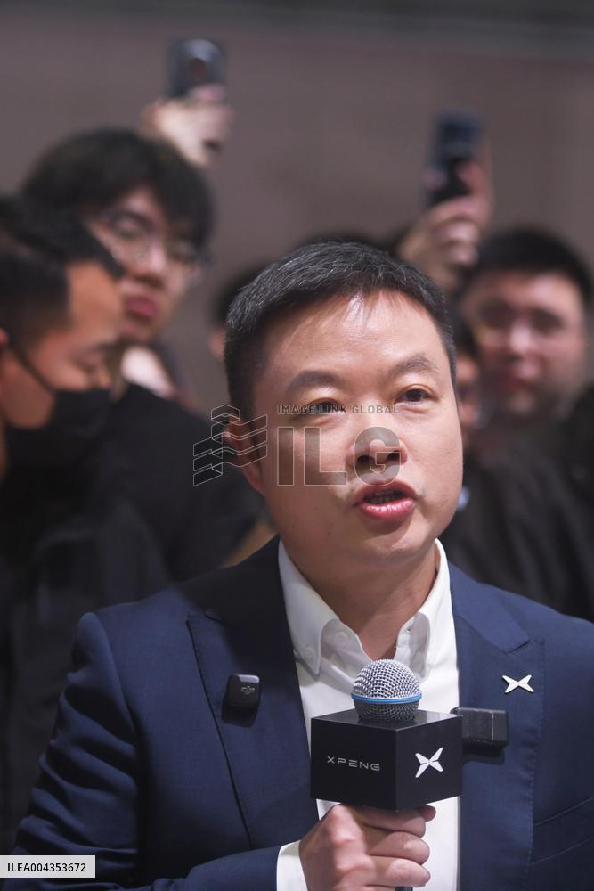 He Xiaopeng Attended Shanghai Auto Show