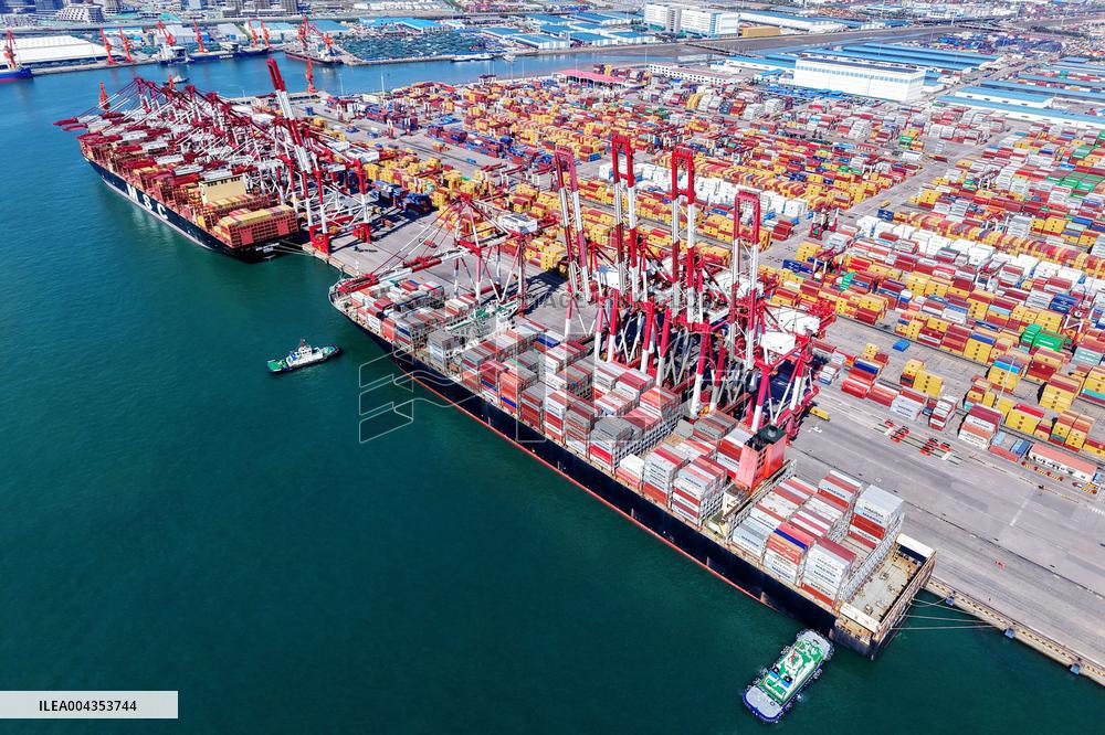 Port Trade in Qingdao