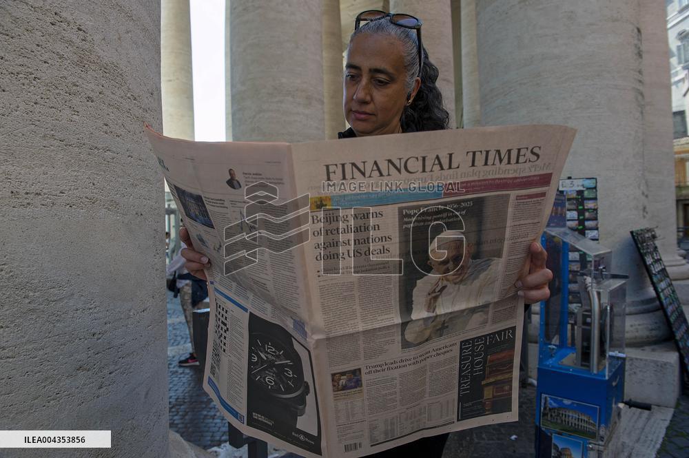 Faithful Attend a Rosary Prayer - Vatican