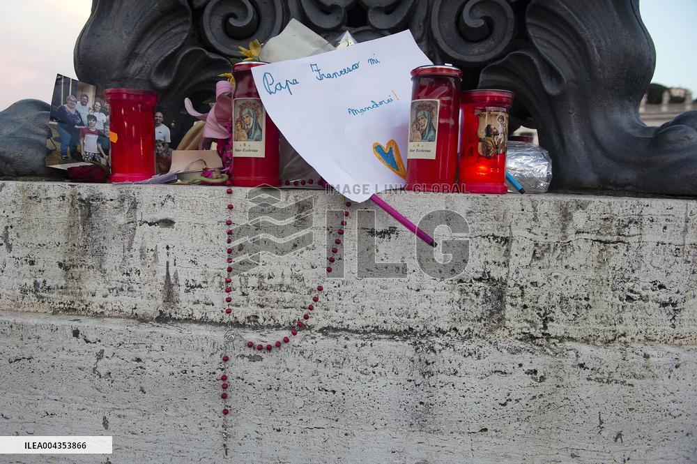 Faithful Attend a Rosary Prayer - Vatican
