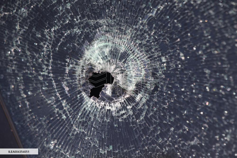 Aftermath of Shahed attack on Kharkiv