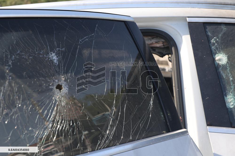 Aftermath of Shahed attack on Kharkiv