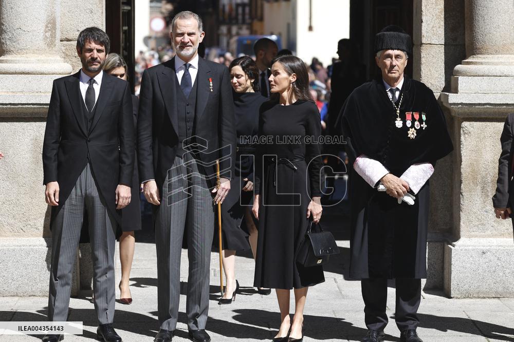 King and Queen of Spain Present Cervantes Award - Spain