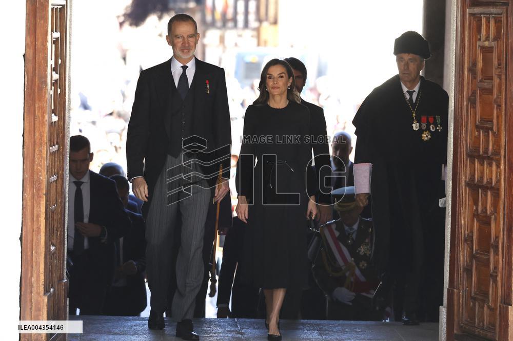 King and Queen of Spain Present Cervantes Award - Spain