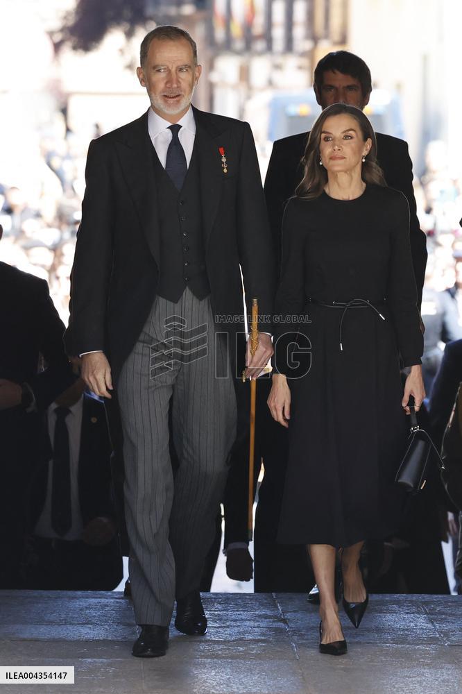 King and Queen of Spain Present Cervantes Award - Spain