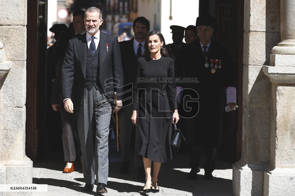 King and Queen of Spain Present Cervantes Award - Spain