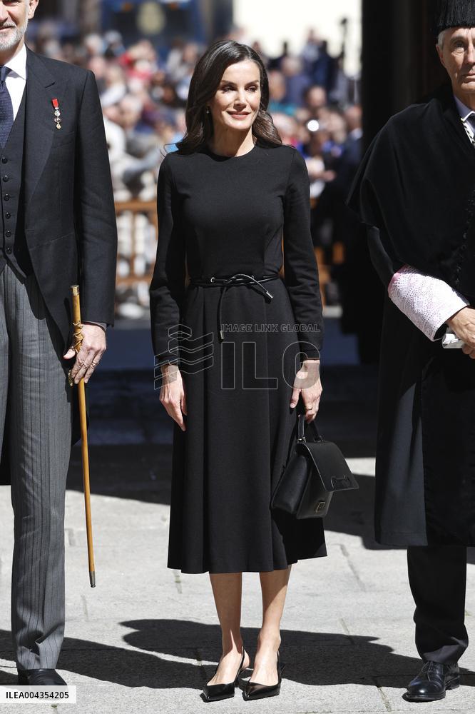 King and Queen of Spain Present Cervantes Award - Spain