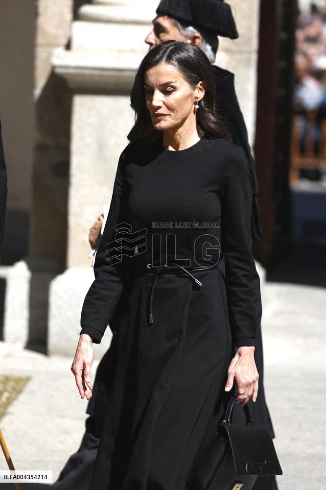 King and Queen of Spain Present Cervantes Award - Spain