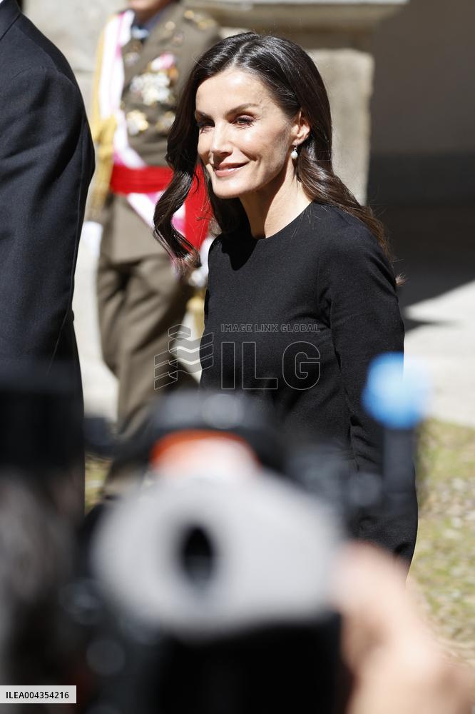 King and Queen of Spain Present Cervantes Award - Spain