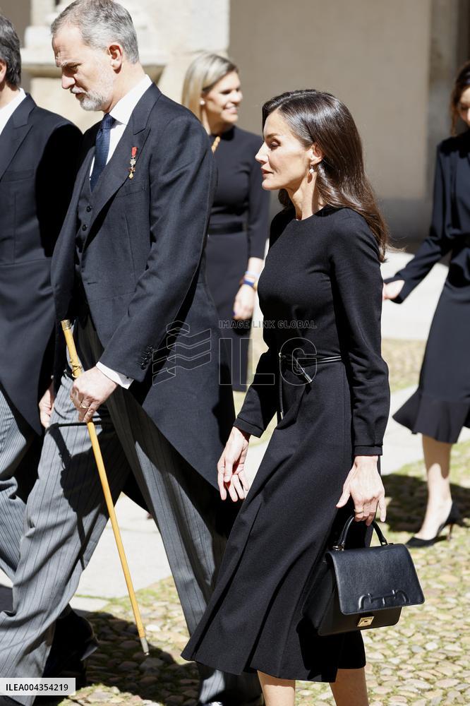 King and Queen of Spain Present Cervantes Award - Spain