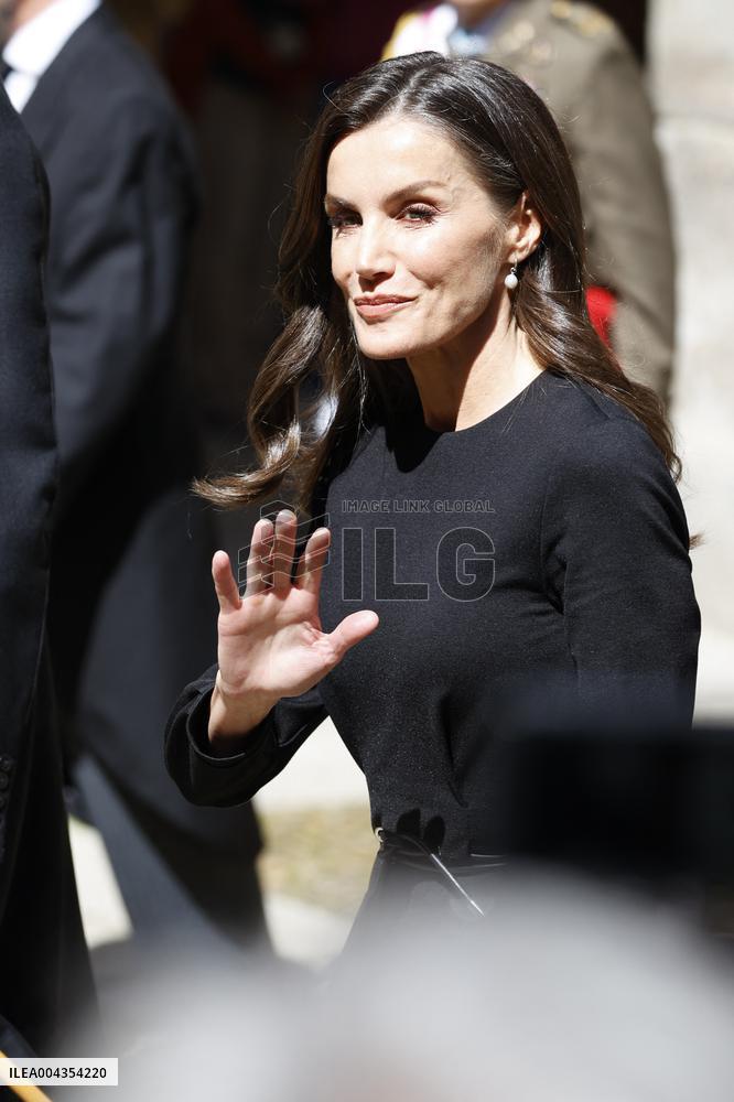 King and Queen of Spain Present Cervantes Award - Spain