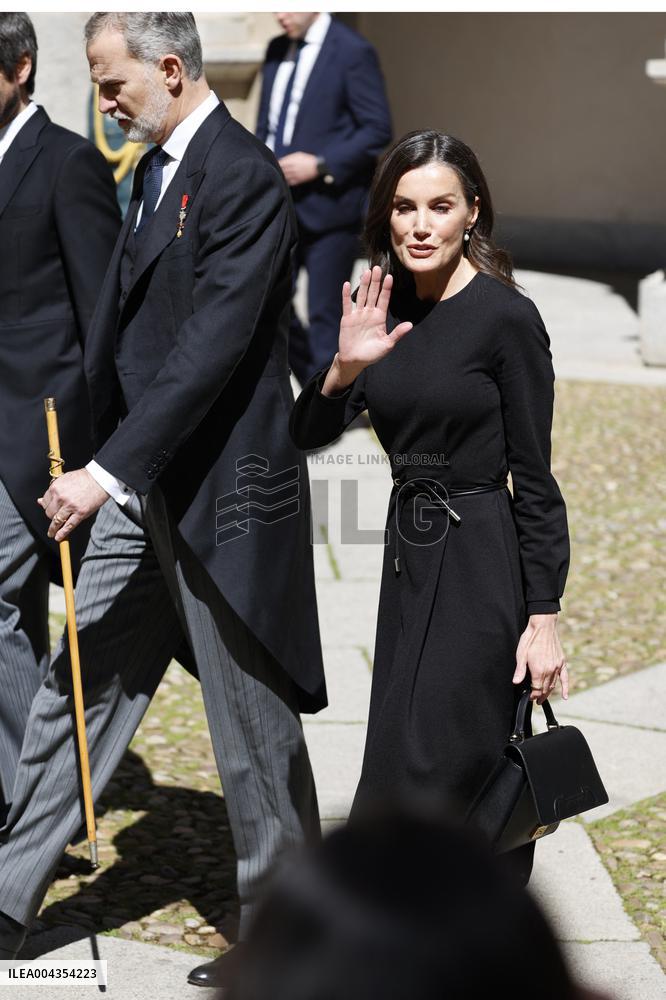 King and Queen of Spain Present Cervantes Award - Spain