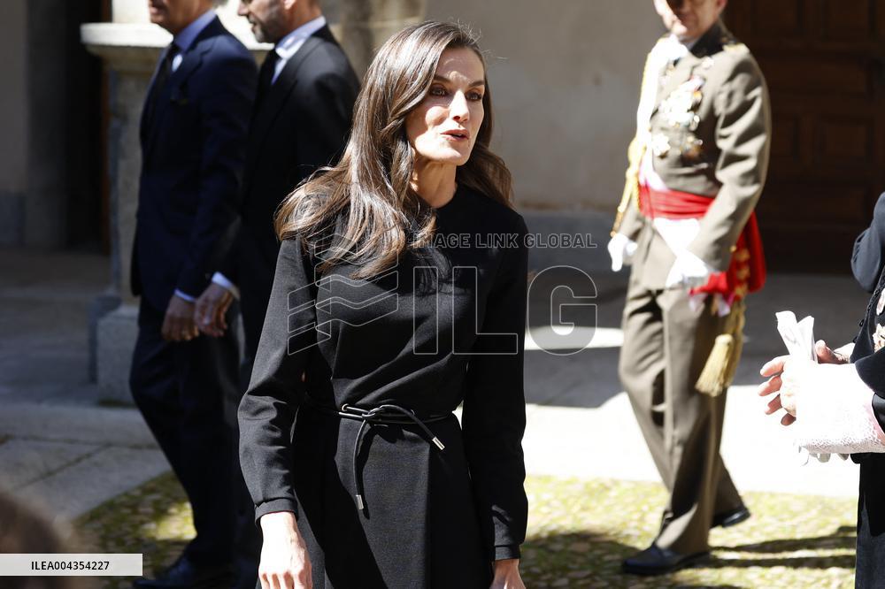 King and Queen of Spain Present Cervantes Award - Spain