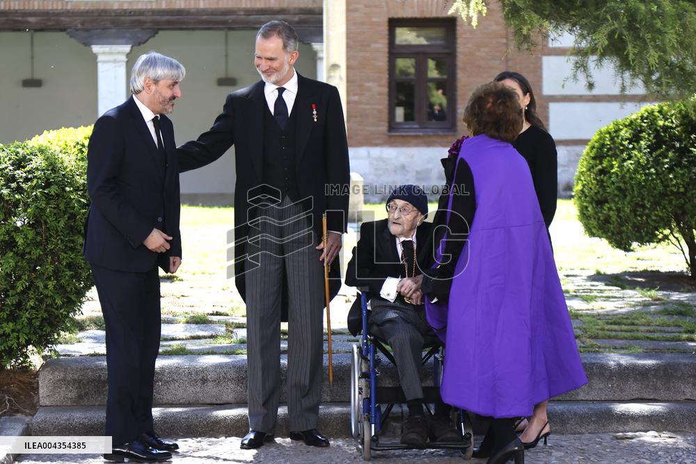 Royal Couple Presents Cervantes Award - Spain