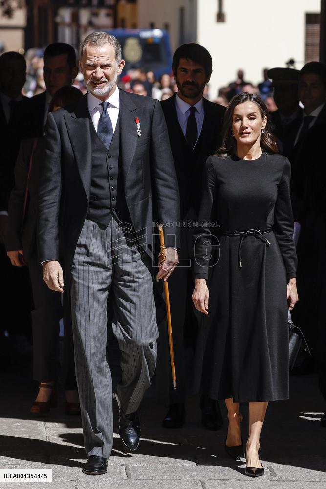 King and Queen of Spain Present Cervantes Award - Spain