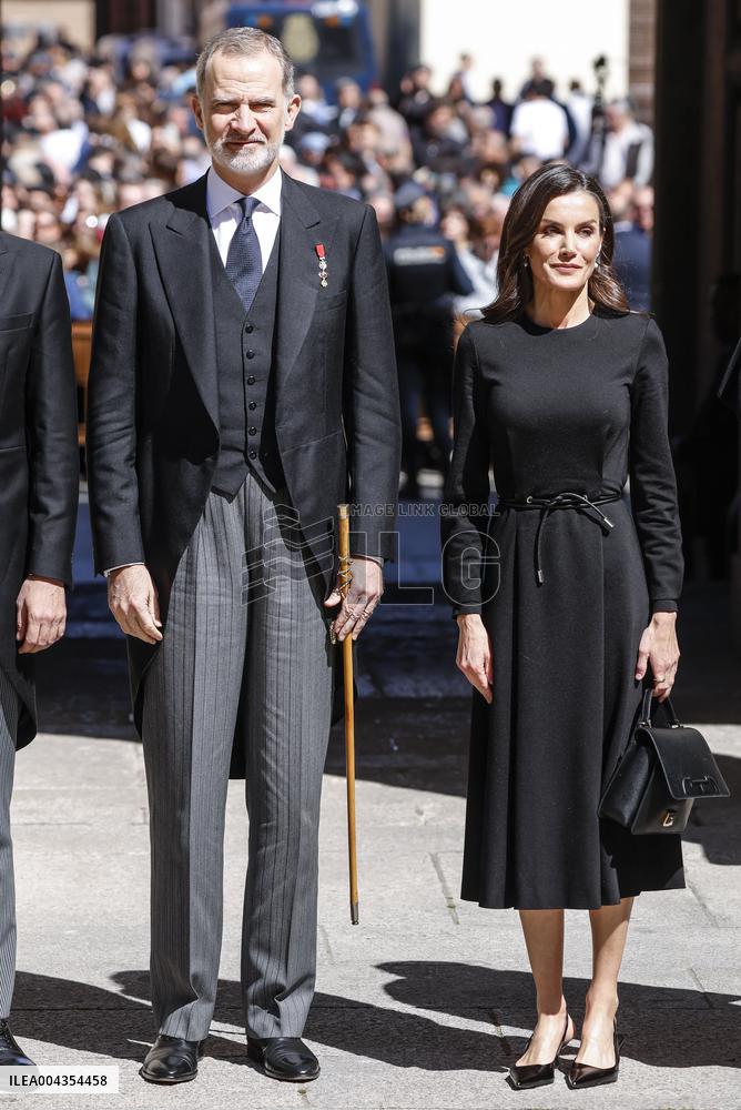 King and Queen of Spain Present Cervantes Award - Spain