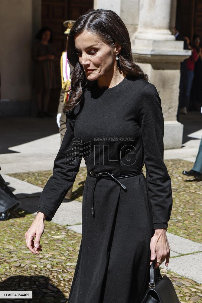 King and Queen of Spain Present Cervantes Award - Spain