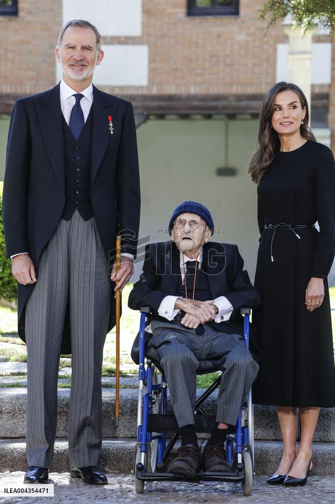 King and Queen of Spain Present Cervantes Award - Spain