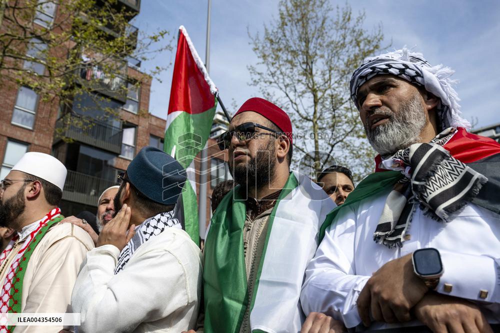 March for Palestine in Rotterdam