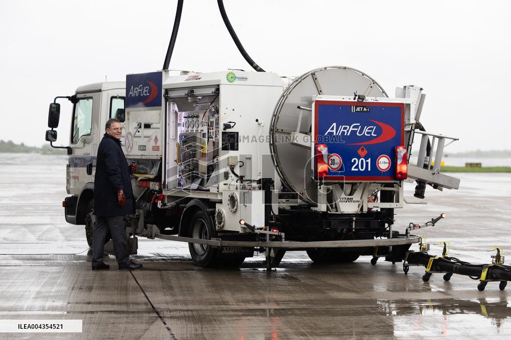 Visit to Charles de Gaulle Airport about the decarbonisation of the aviation sector - Roissy-en-France