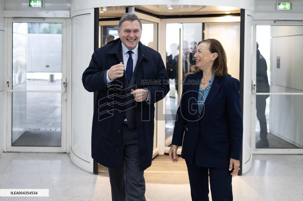 Visit to Charles de Gaulle Airport about the decarbonisation of the aviation sector - Roissy-en-France