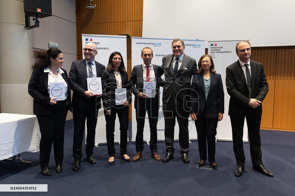 Visit to Charles de Gaulle Airport about the decarbonisation of the aviation sector - Roissy-en-France