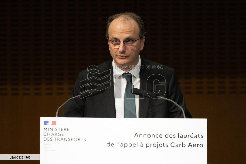 Visit to Charles de Gaulle Airport about the decarbonisation of the aviation sector - Roissy-en-France