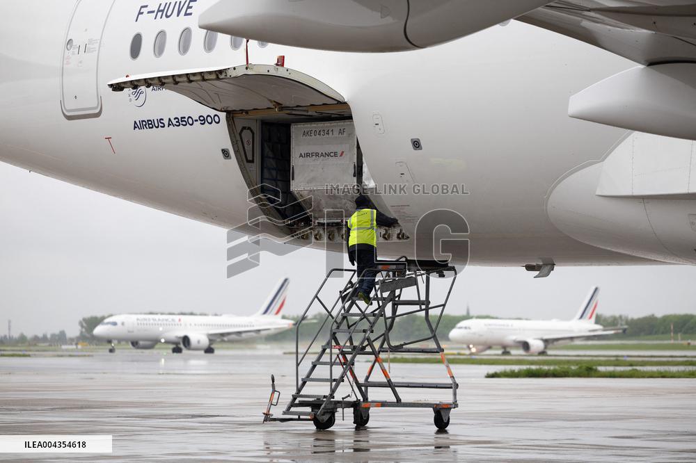Visit to Charles de Gaulle Airport about the decarbonisation of the aviation sector - Roissy-en-France