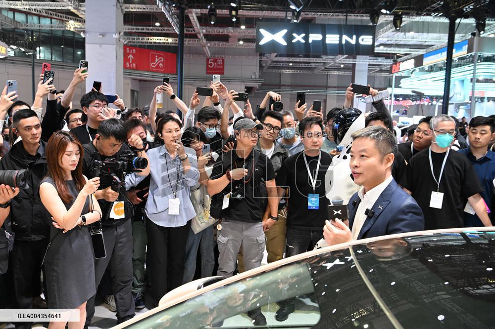 Xpeng Motors Booth at 2025 Shanghai Auto Show