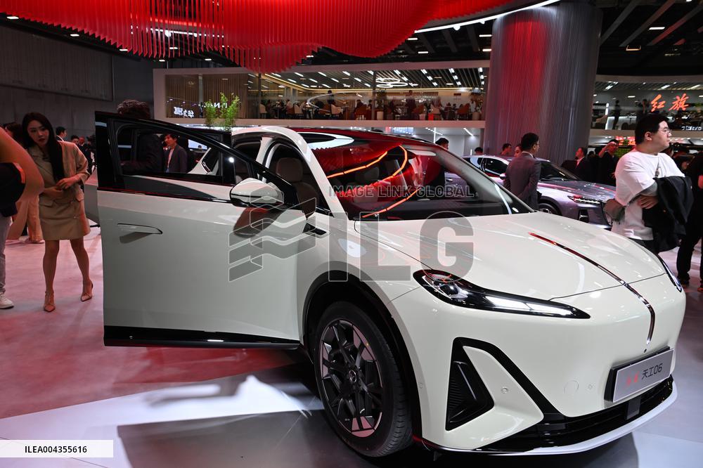 Hongqi Booth at 2025 Auto Show in Shanghai