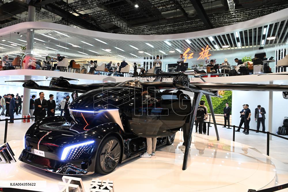 Hongqi Booth at 2025 Auto Show in Shanghai