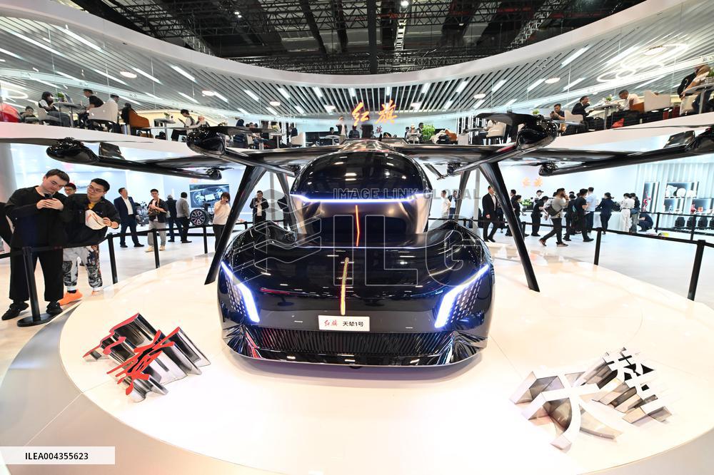 Hongqi Booth at 2025 Auto Show in Shanghai