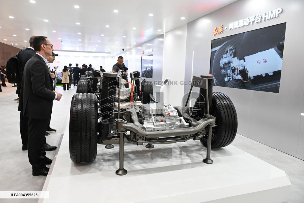 Hongqi Booth at 2025 Auto Show in Shanghai