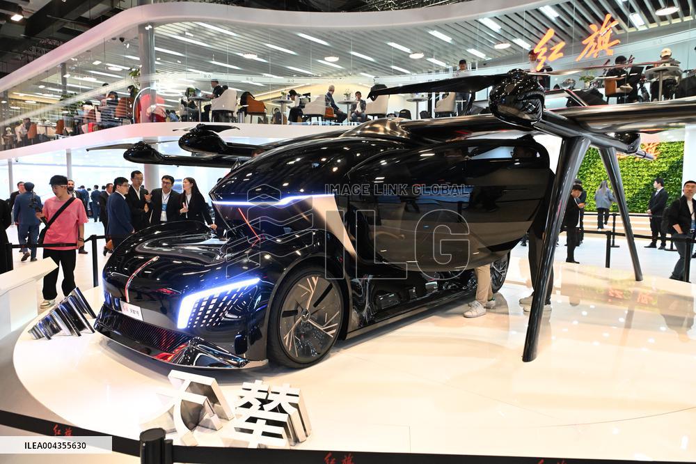 Hongqi Booth at 2025 Auto Show in Shanghai