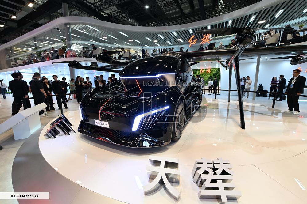 Hongqi Booth at 2025 Auto Show in Shanghai