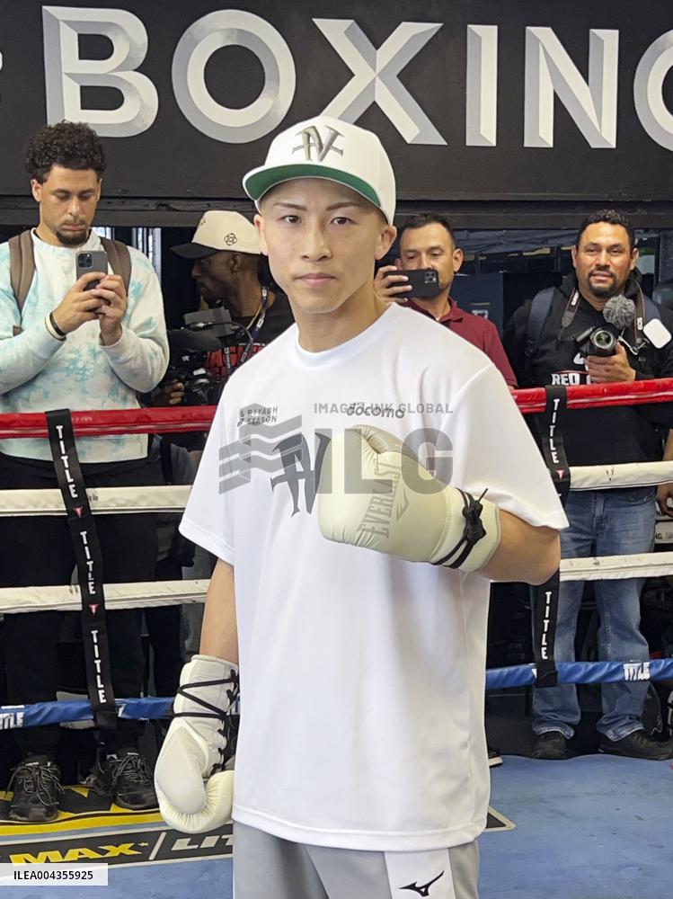 Boxing: Inoue trains in Los Angeles