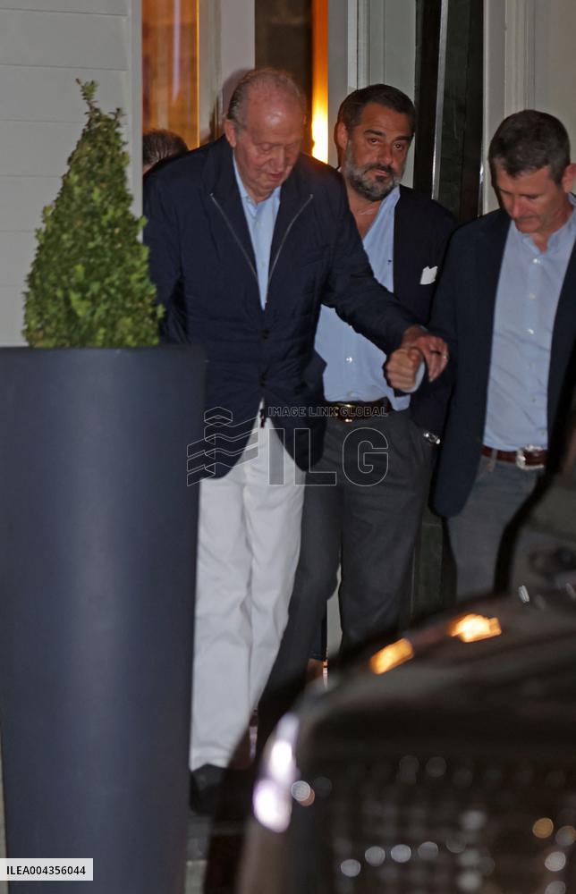 Juan Carlos and Pedro Campos Dinner - Sanxenxo