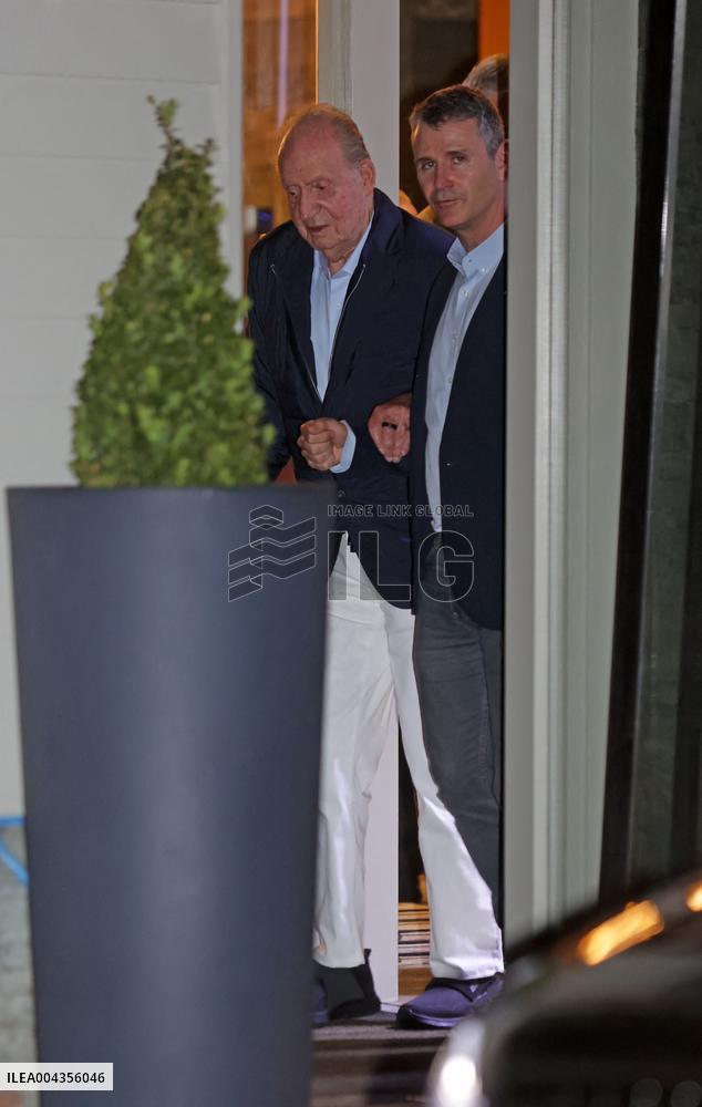 Juan Carlos and Pedro Campos Dinner - Sanxenxo